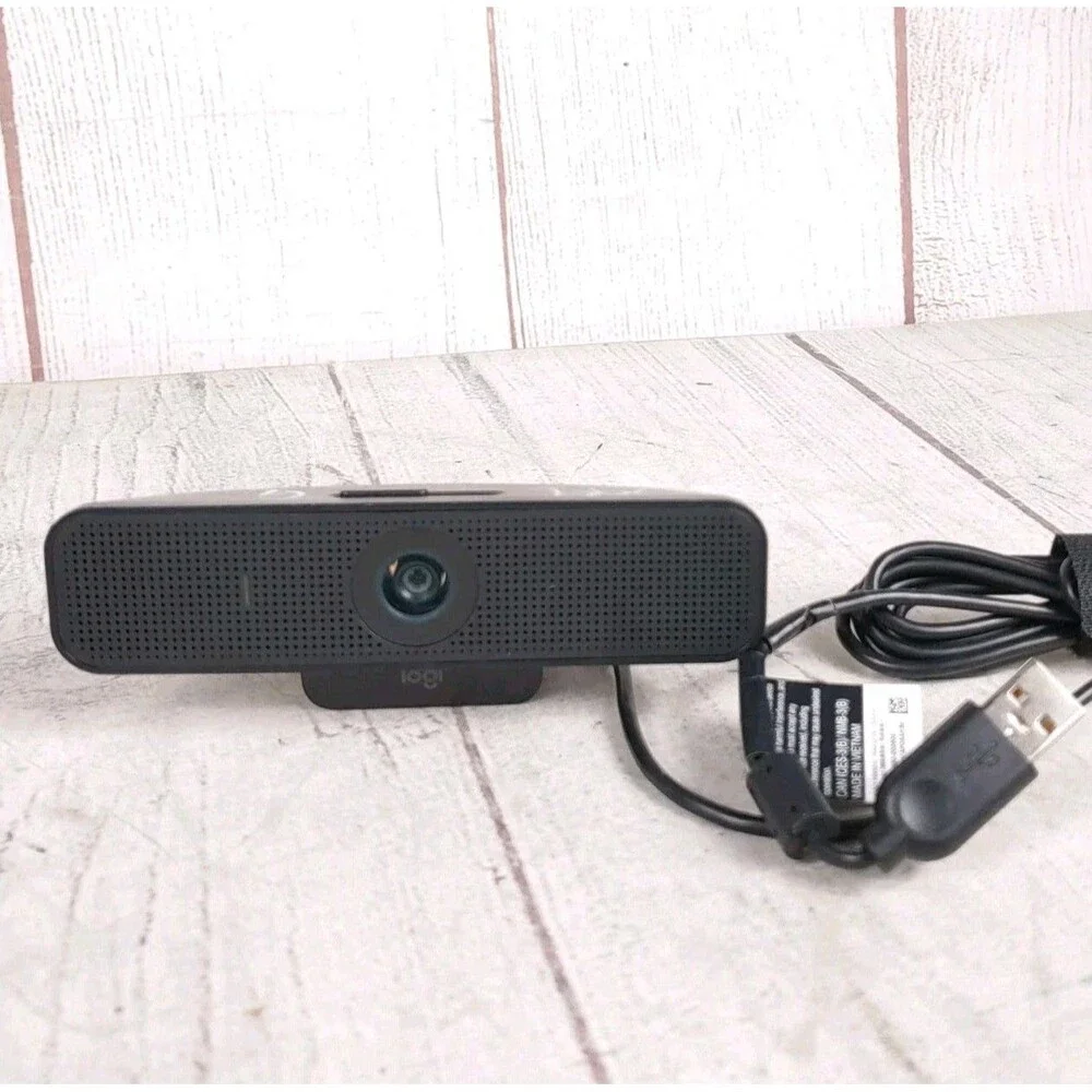Logitech C925e Web Cam - Full HD 1080p Web Camera Black - Webcam TESTED WORKING